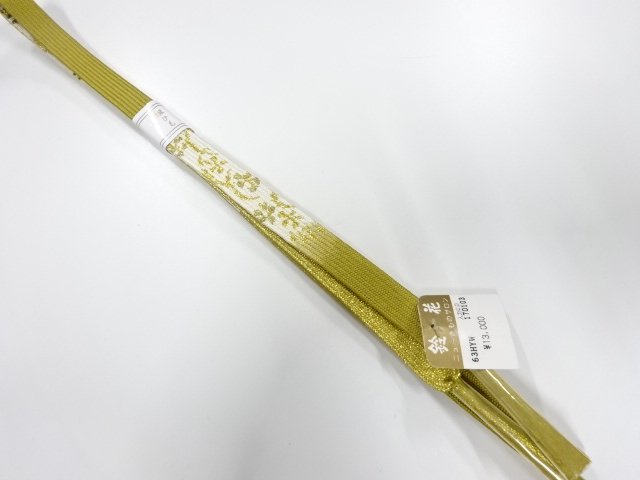 JAPANESE KIMONO / UNUSED KOREI HAND-TIED OBIJIME